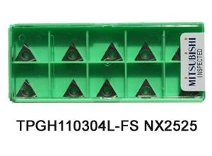 Сверливающие карбиды вставки TPGH110304L-FS NX2525